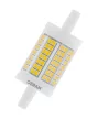 OSRAM Superstar dimmelhető LED ceruza izzó, R7s foglalat, 11,5W, 2700K, 1521lm, meleg fehér