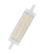OSRAM Star LED ceruza izzó, átlátszó üveg búra, R7s foglalat, 17,5W, 2700K, 2452lm, meleg fehér