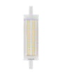 OSRAM Star LED ceruza izzó, átlátszó üveg búra, R7s foglalat, 17,5W, 2700K, 2452lm, meleg fehér