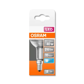 OSRAM Star LED spot, E14 foglalat, 2,6W, 4000K, 210lm, hideg fehér, energiatakarékos