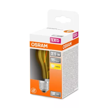 OSRAM Star LED dekor izzó, körte forma, átlátszó búra, E27 foglalat, 2,5W, 235lm
