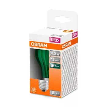 OSRAM Star LED dekor izzó, körte forma, átlátszó búra, átlátszó búra, E27 foglalat, 2,5W, 45lm