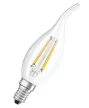 OSRAM Star LED gyertya izzó, átlátszó üveg búra, E14 foglalat, 4W, 2700K, 470lm, meleg fehér