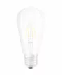OSRAM Star LED Edison körte izzó, E27 foglalat, 4,5W, 2700K, 470lm, meleg fehér, 143mm hosszú
