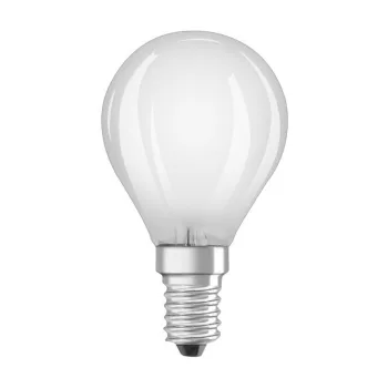 OSRAM Superstar dimmelhető LED izzó, körte forma, E14 foglalat, 4,5W, 4000K, 470lm, hideg fehér