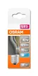 OSRAM Star LED kisgömb izzó, átlátszó üveg búra, E27 foglalat, 4W, 4000K, 470lm, hideg fehér