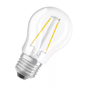 OSRAM Star LED kisgömb izzó, átlátszó üveg búra, E27 foglalat, 4W, 2700K, 470lm, meleg fehér