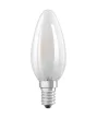 OSRAM Star LED gyertya izzó, matt üveg búra, E14 foglalat, 4W, 2700K, 470lm, meleg fehér