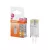 OSRAM LED izzó, kapszula forma, átlátszó üveg búra, G4 foglalat, 0,9W, 100lm, 2700K meleg fehér 2db