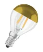 OSRAM Star LED kisgömb izzó, átlátszó üveg búra, E14 foglalat, 4W, 2700K, 420lm, meleg fehér