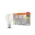 OSRAM Base LED izzó, classic forma, üveg búra, E27 foglalat, 7,5W, 1055lm, 2700K meleg fehér 3db