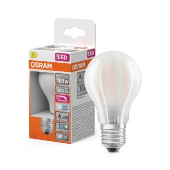 OSRAM Superstar+ dimmelhető LED classic izzó, matt, E27 foglalat, 11W, 1521lm, 4000K, filament