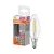 OSRAM Superstar+ dimm. LED izzó gyertya forma, üveg búra, E14, 3,4W, 470lm, 4000K semleges fehér