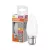 OSRAM Superstar+ dimm. LED izzó gyertya forma, matt búra, B22d, 3,4W, 470lm, 2700K meleg fehér