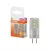 OSRAM LED izzó, kapszula forma, átlátszó üveg búra, GY6.35 foglalat, 3,3W, 470lm, 2700K meleg fehér