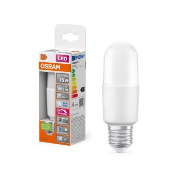 OSRAM Superstar+ dimmelhető LED rúd izzó, cső forma, matt búra, E27, 11W, 1055lm, 4000K