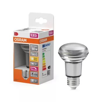 OSRAM Superstar+ dimmelhető LED izzó spot forma (R63), E27 foglalat, 4,9W, 345lm, 2700K meleg fehér