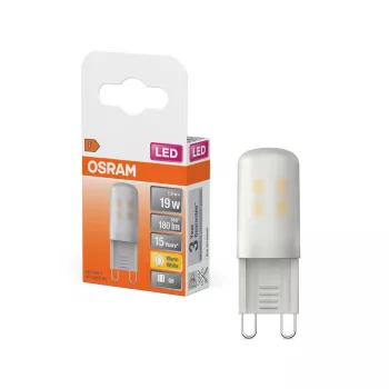 OSRAM LED kapszula izzó, matt plasztik, G9 foglalat, 1,9W, 2700K, 180lm, meleg fehér