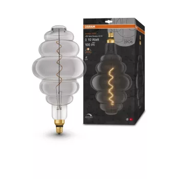 OSRAM Vintage 1906 dimmelhető LED nest izzó, füst üveg búra, E27, 4,8W, 100lm, 1800K extra meleg