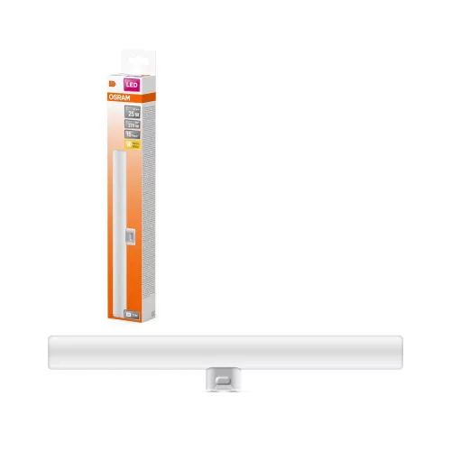 OSRAM Base LED izzó, lineáris forma, matt búra, S14d foglalat, 3,5W, 370lm, 2700K meleg fehér