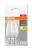 OSRAM Base LED gyertya izzó, matt üveg búra, E14 foglalat, 4W, 2700K, 470lm, meleg fehér