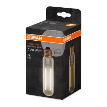 OSRAM LED fénycső, E27 foglalat, 2,5W, 2000K, 200lm, meleg fehér, energiatakarékos