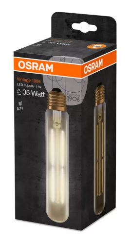 OSRAM LED fénycső, E27 foglalat, 5W, 2000K, 400lm, meleg fehér, energiatakarékos