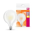 OSRAM Star LED globe izzó, matt üveg búra, E27 foglalat, 12W, 2700K, 1521lm, meleg fehér