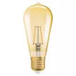 OSRAM LED edison izzó, körte forma, E27 foglalat, 2,5W, 2500K, 225lm, meleg fehér