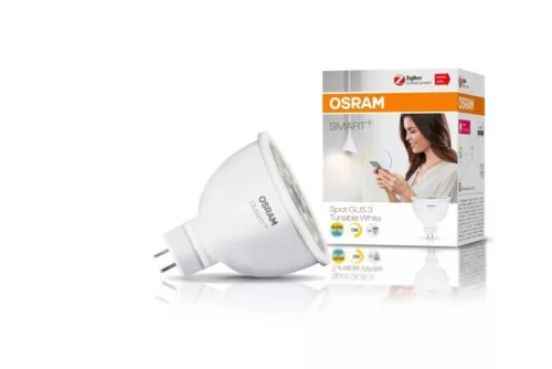 OSRAM SMART+ LED spot, okos Zigbee, szabályozható, 5W, 2700-6500K, IP20, GU5.3 foglalat