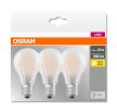 OSRAM Base LED izzó, körte forma, matt üveg búra, E27 foglalat, 7W, 2700K, 806lm, meleg fehér