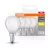 OSRAM Base LED kisgömb izzó, matt üveg búra, E14 foglalat, 4W, 2700K, 470lm, 3 db csomag