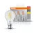 OSRAM Base LED izzó, körte forma, átlátszó üveg, B22d foglalat, 7W, 2700K, 806lm, meleg fehér