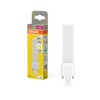 OSRAM Dulux S LED kompakt fénycső, matt búra, G23 foglalat, 3,5W, 360lm, 3000K meleg fehér, 135mm