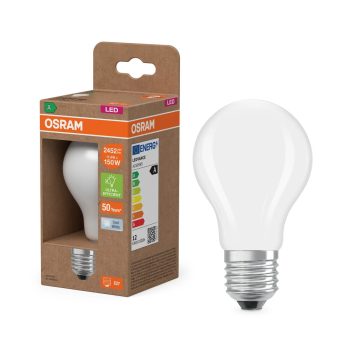 OSRAM Superstar+ LED izzó, classic forma, matt búra, E27, 11,6W, 2452lm, 4000K semleges fehér
