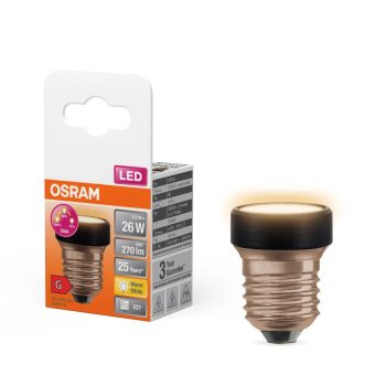 OSRAM FLAT LED izzó, flat forma, matt plasztik búra, E27 foglalat, 3,5W, 270lm, 2700K meleg fehér
