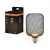 OSRAM DECOR FLAT LED négyzetes dekoratív izzó, fém házas, E27 foglalat, 3,5W, 300lm, 2700K, B-típus