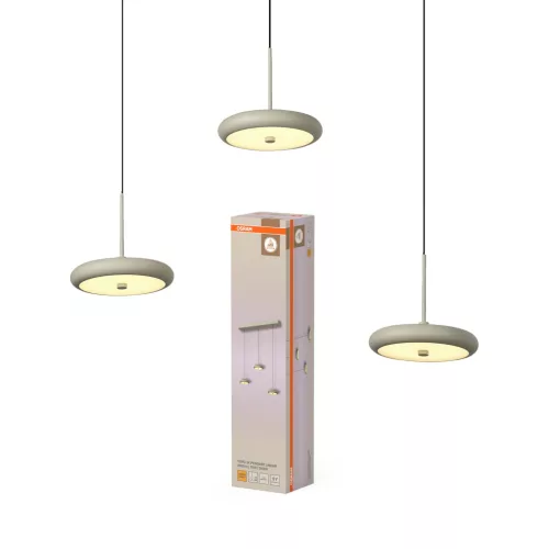 OSRAM Dekor Jojó LED 3 × függő lámpa 3000 K, beltéri, bézs, 1100 lm, 18 W, 3000 K, acél, IP20, hossz: 1840 mm ( 4058075847002 )