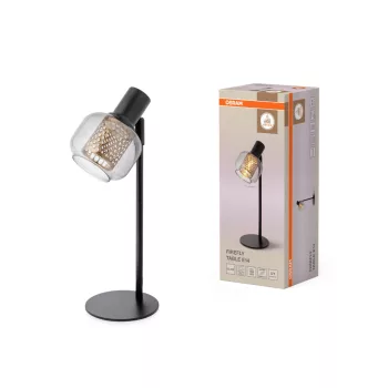   OSRAM Dekor Szentjánosbogár asztali lámpa, beltéri, fekete, E14, acél, IP20, magasság: 377 mm ( 4058075847101 )