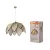 OSRAM Dekor rattan lótusz függő lámpa, beltéri, bézs, E27, rattan és acél, IP20, átmérő: 670 mm, hossz: 1465 mm ( 4058075847224 )