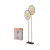 OSRAM Dekor rattan pitypang álló lámpa, beltéri, bézs, 2 × E27, rattan és acél, IP20, magasság: 1700 mm ( 4058075847286 )