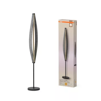   OSRAM Dekor Lapos filc álló lámpa, beltéri, sötétszürke, 800 lm, 23 W, 3000 K, filc és alumínium, IP20, átmérő: 250 mm, magasság: 1525 mm ( 4058075847545 )