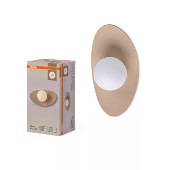   OSRAM Dekor gyöngy oldalfali lámpa, beltéri, bézs, G9, filc és acél, IP20, hossz: 280 mm ( 4058075847668 )