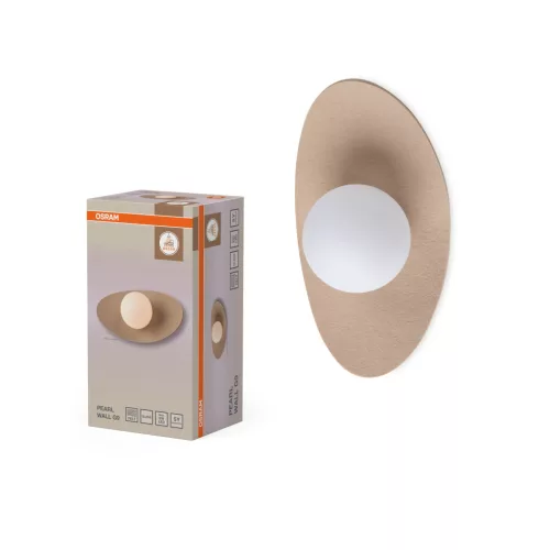 OSRAM Dekor gyöngy oldalfali lámpa, beltéri, bézs, G9, filc és acél, IP20, hossz: 280 mm ( 4058075847668 )