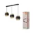 OSRAM Dekor Hornet függő lámpa, beltéri, arany, fekete, 3 × E27, acél és polyester cotton, IP20, hossz: 1500 mm ( 4058075847880 )