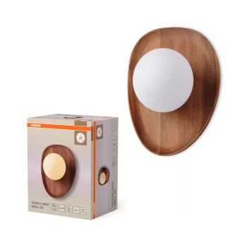  OSRAM Dekor fészek oldalfali lámpa, beltéri, fa dekor, G9, Acacia wood, IP20, hossz: 260 mm ( 4058075848146 )