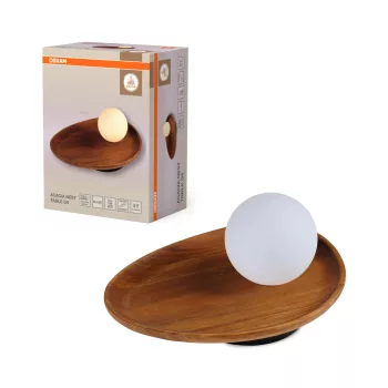   OSRAM Dekor fészek asztali lámpa, beltéri, fa dekor, G9, Acacia wood, IP20, magasság: 325 mm ( 4058075848160 )
