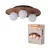OSRAM Dekor fészek mennyezeti lámpa, beltéri, fa dekor, G9, Acacia wood, IP20, magasság: 500 mm ( 4058075848184 )