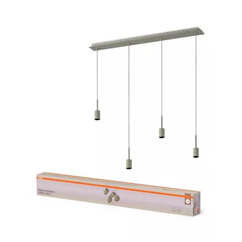   OSRAM Dekor Pálca függő lámpa, beltéri, bézs, 4 × E27, acél, IP20, hossz: 2200 mm ( 4058075848542 )