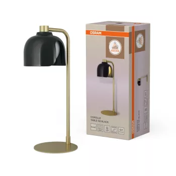   OSRAM Dekor Szirom asztali lámpa, beltéri, fekete, G9, acél és üveg, IP20, magasság: 400 mm ( 4058075848948 )
